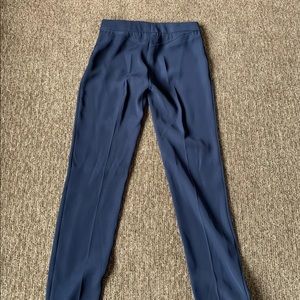 NWT Louis Vuitton Size 32 Uniformes Pants Navy Blue Slim Trousers